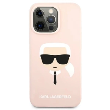 Etui Karl Lagerfeld KLHCP13LSLKHLP do iPhone 13 Pro / 13 6,1" hardcase Silicone Karl`s Head